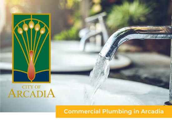commercial plumber arcadia